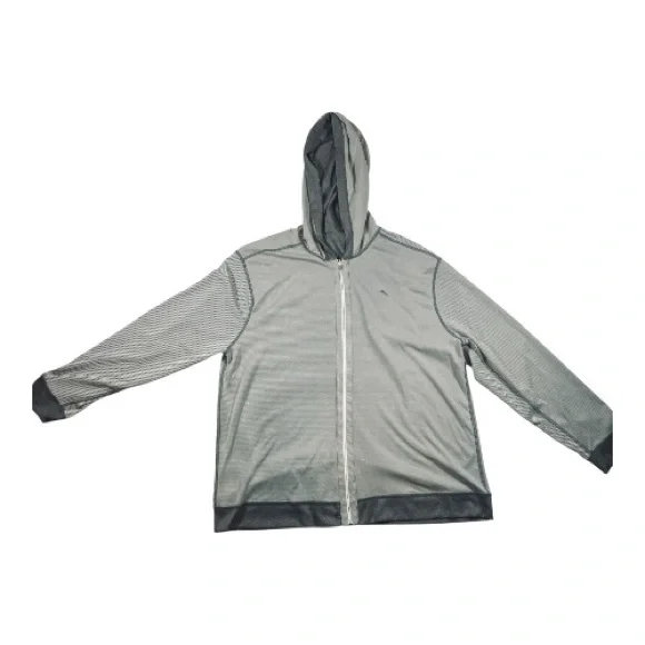 Tommy Bahama Reversible Zip Up Hoodie Size XL Resortcore Cabanalux Coastaldad - Picture 3 of 5